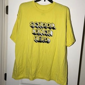 School lunch hero tee
